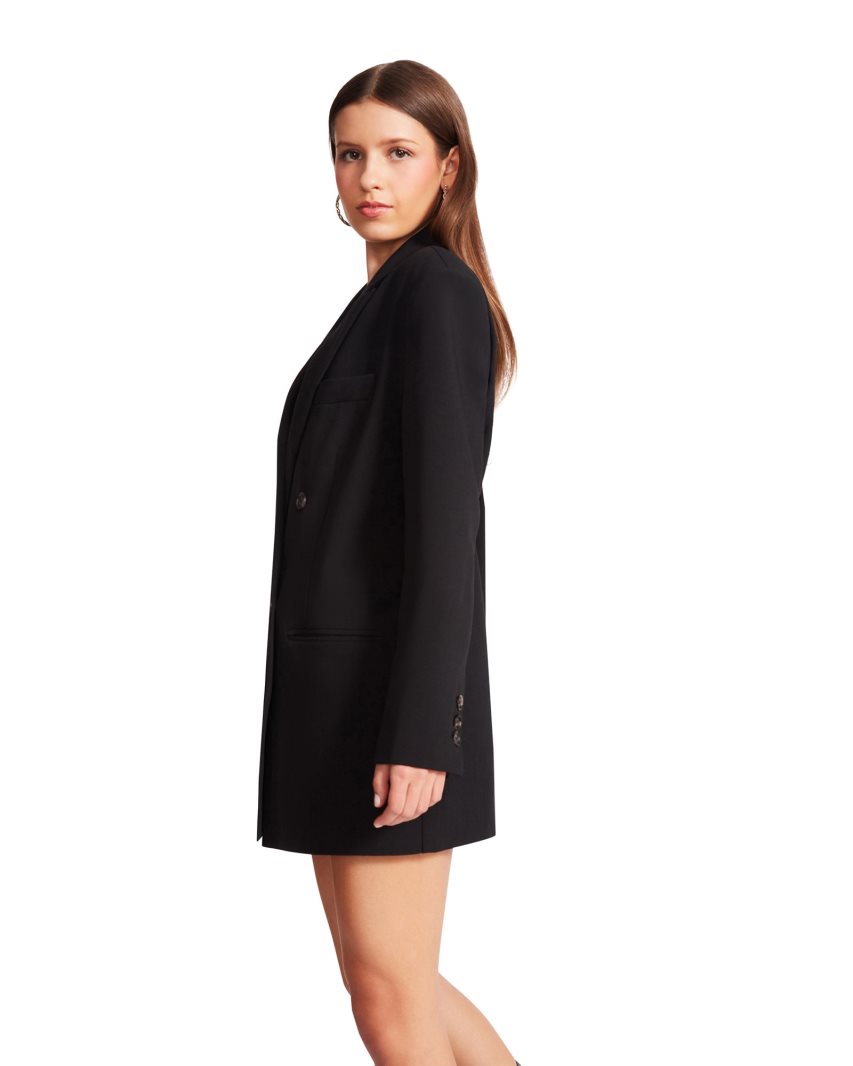 Black Steve Madden Isabella Women's Blazers | PH 9687VAB